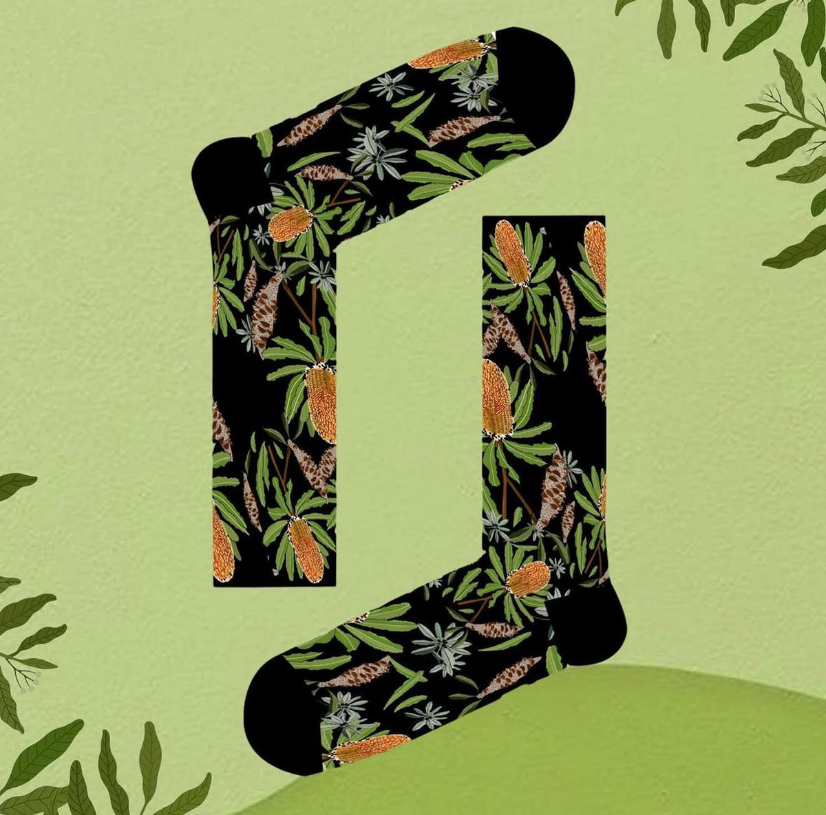 Australian native plants socks