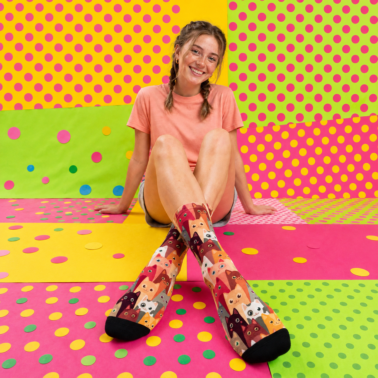 cat socks for women and men Australia