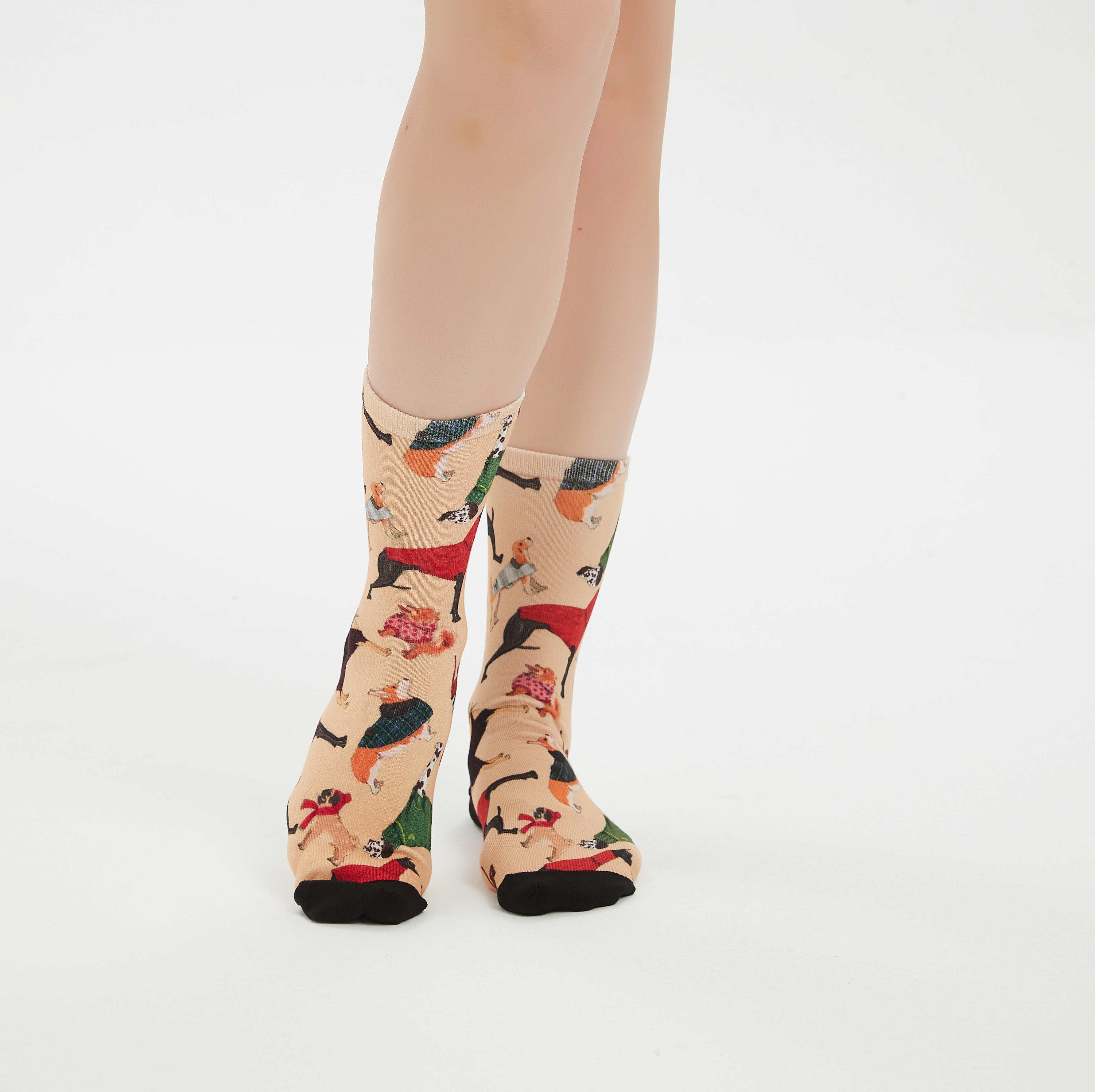 Meet every breed in one pair! Best in Show Dog Bamboo Socks feature colourful dog illustrations on ultra-soft bamboo blend yarn. Designed in Australia by RedFoxSox.
