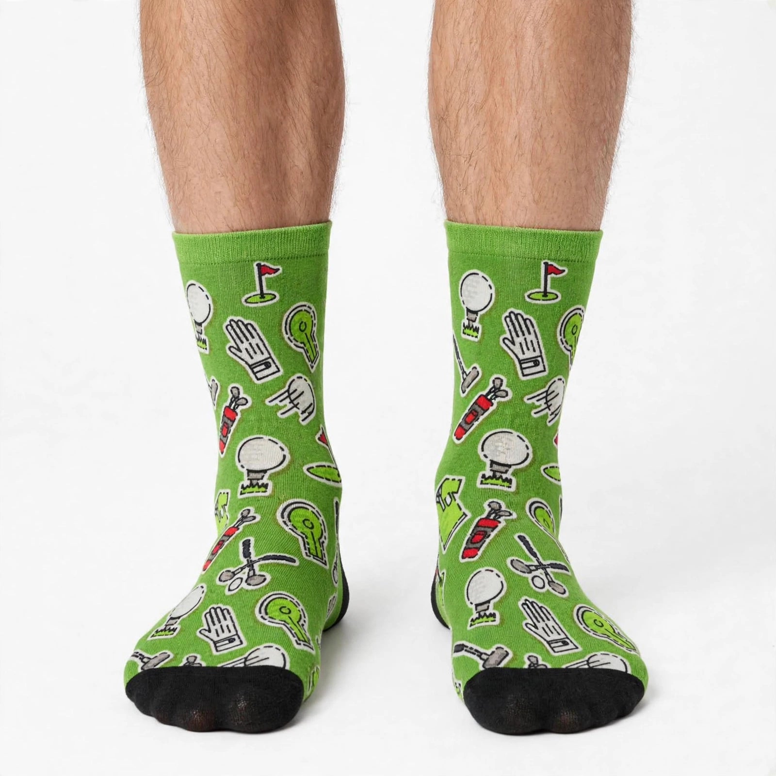 Fun men’s golf bamboo socks with a soft, breathable feel and comfortable fine toe seam. A great golf gift for men, golfers and Father’s Day in Australia.