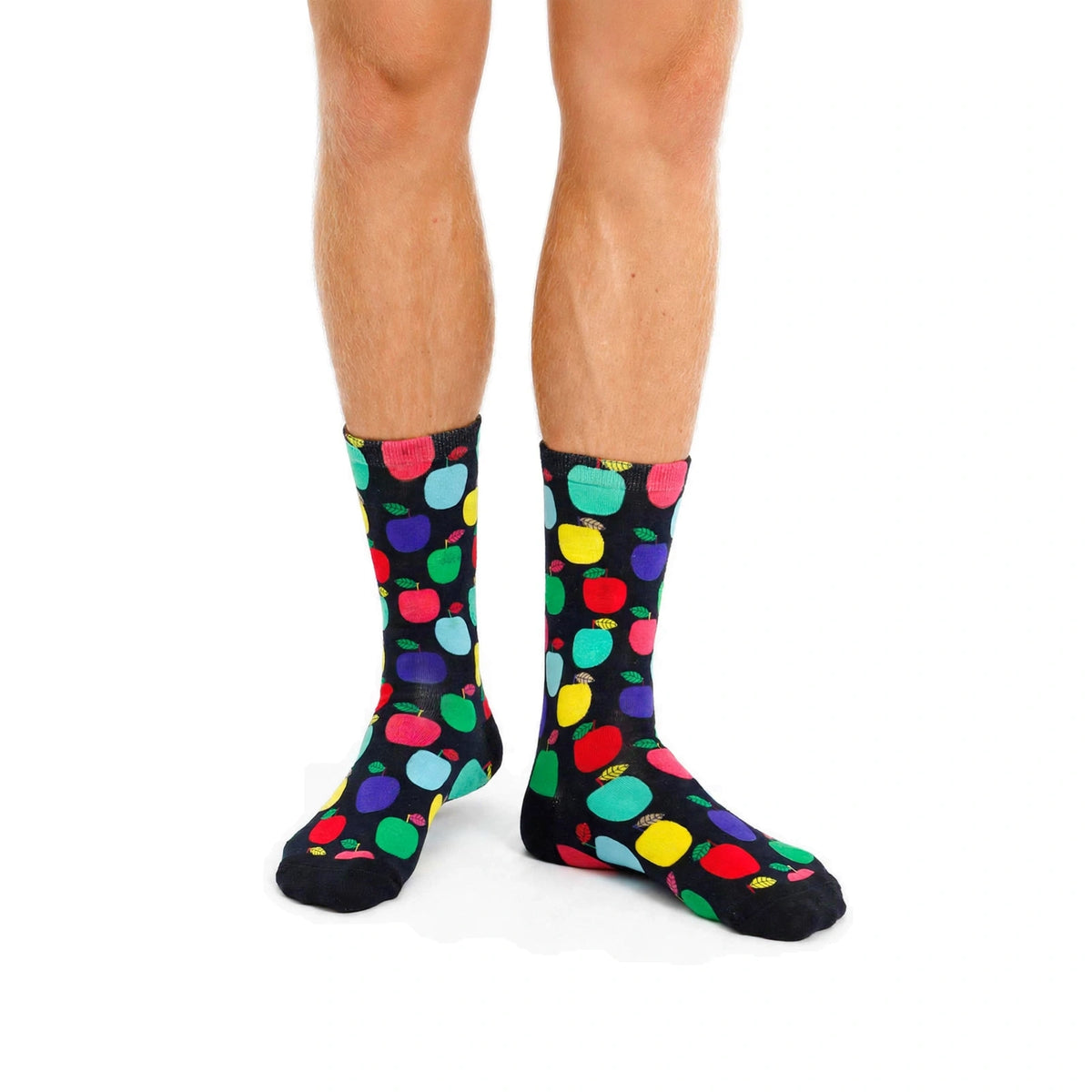 Juicy Toes apple socks – colourful novelty bamboo socks for men and women