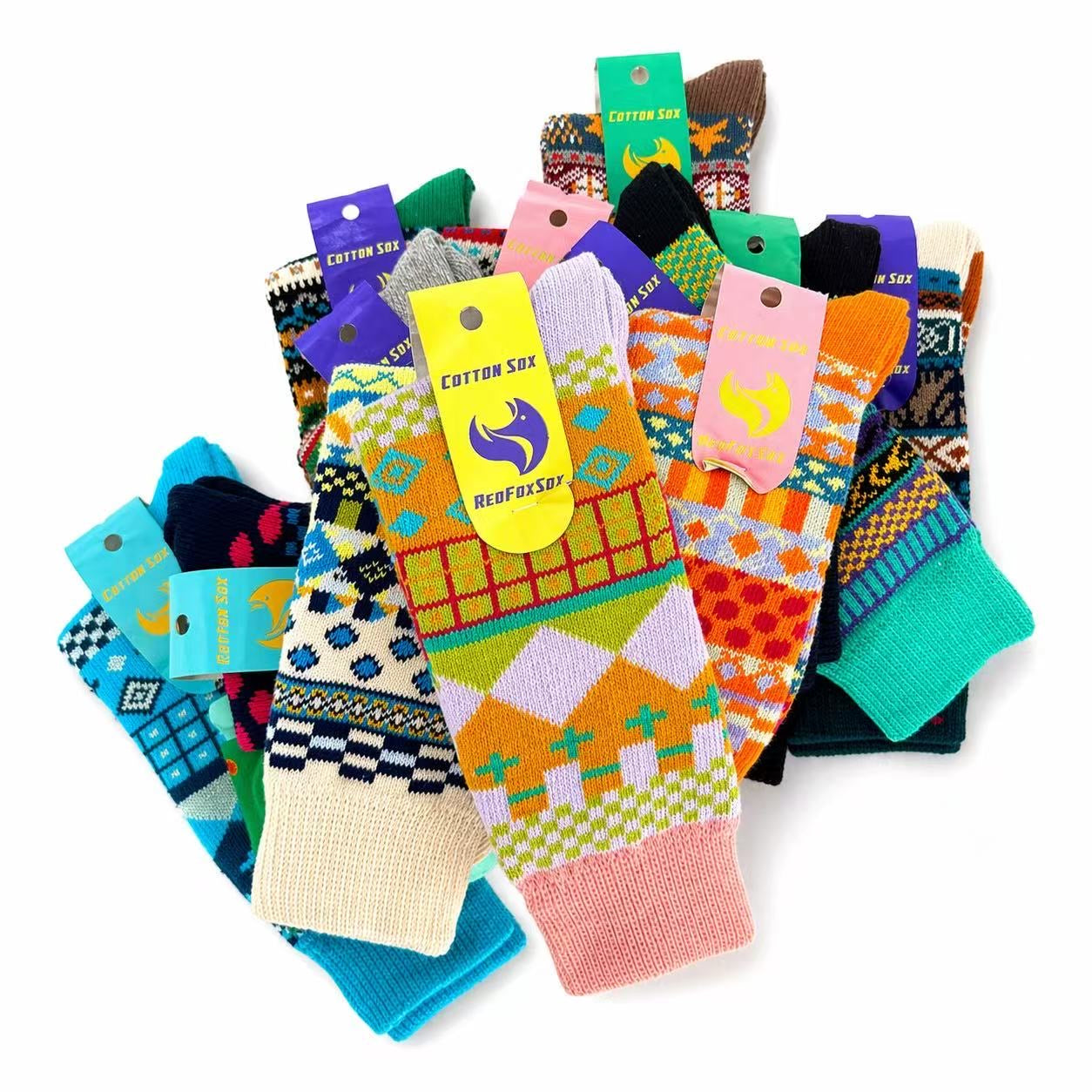 Nordic Style Winter Cotton Socks