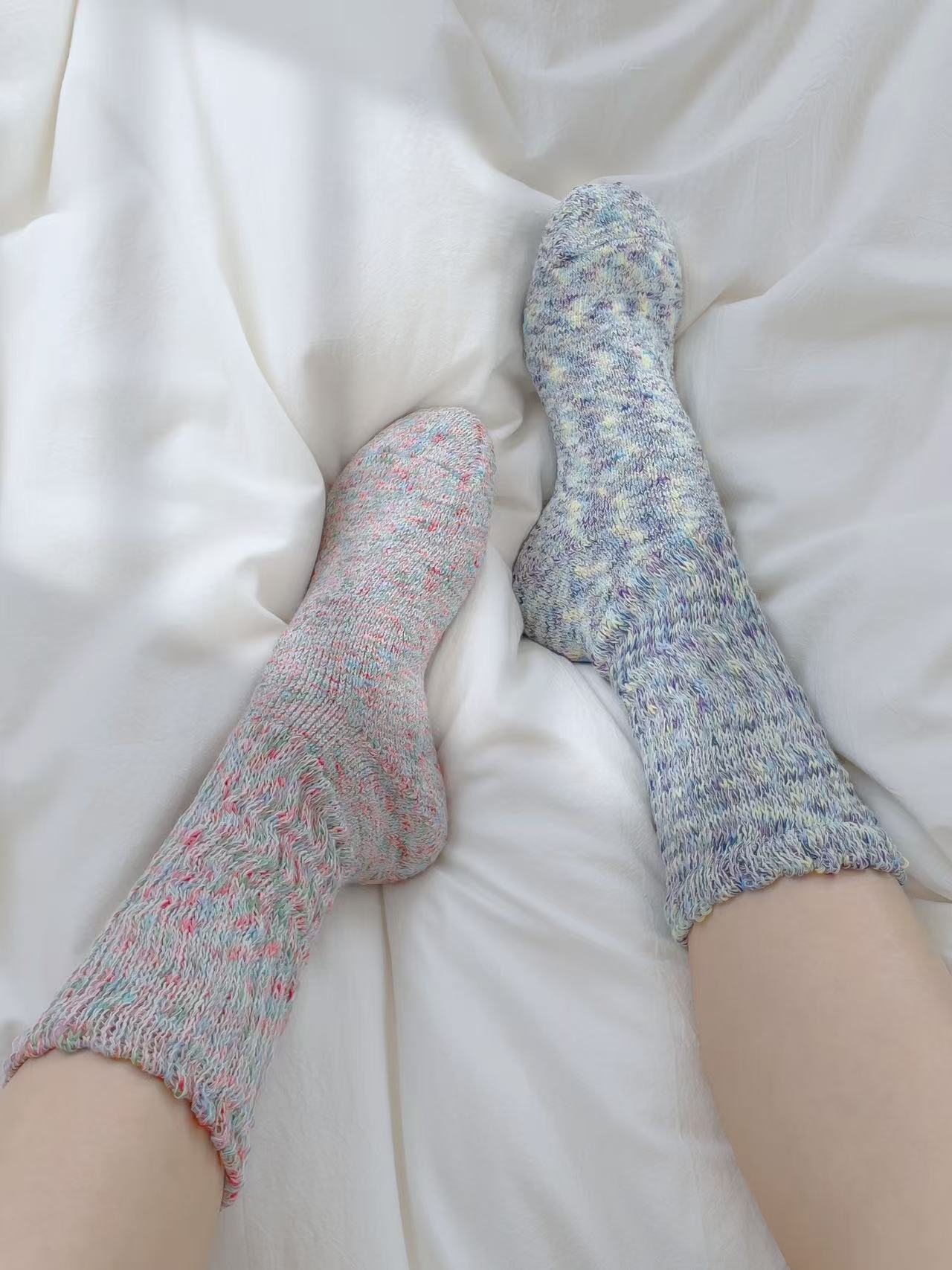 Ombre Loose Top Sock Collection - Bloom