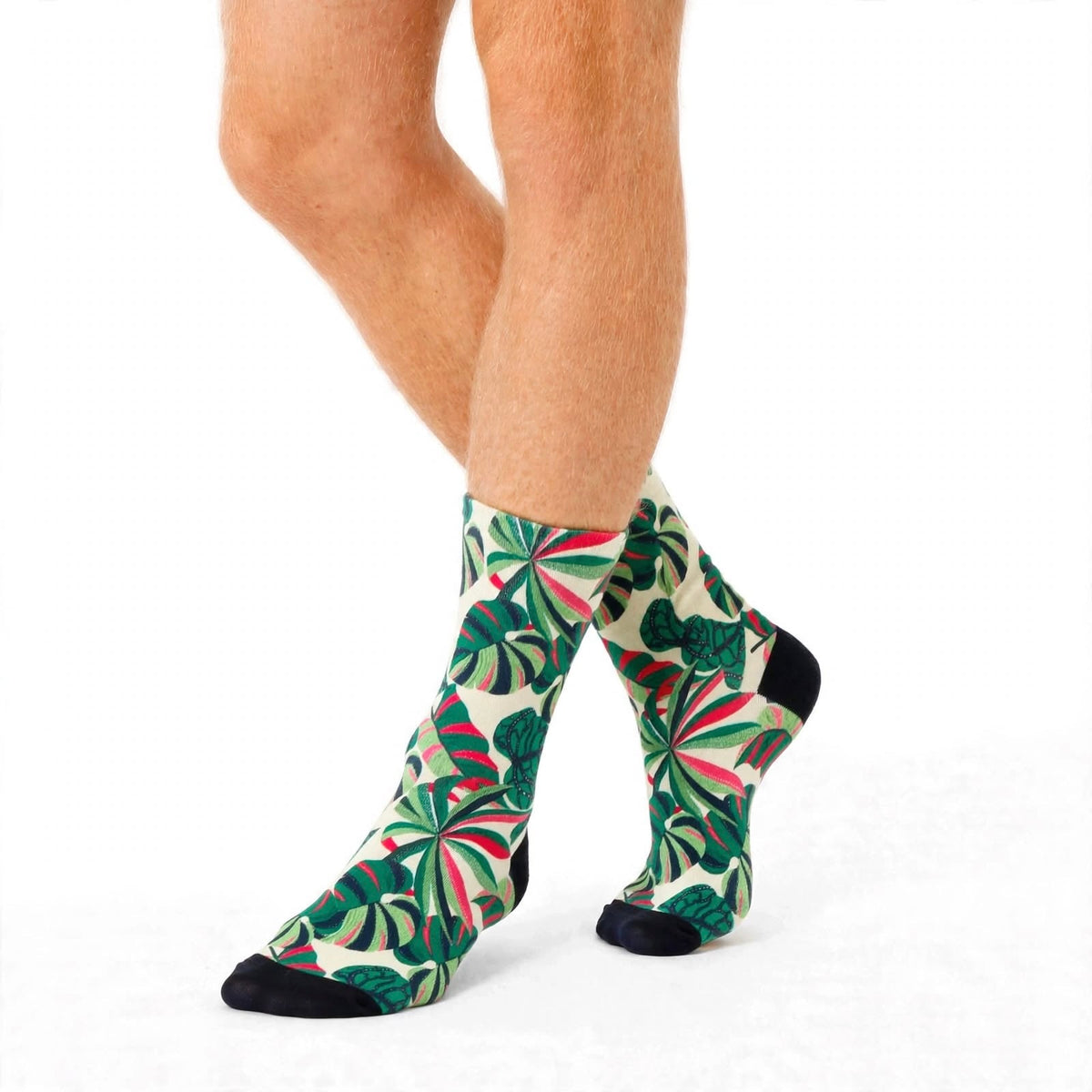 Plant Socks by Red Fox Sox – soft bamboo novelty socks and gift for indoor plant lovers and plant parents.