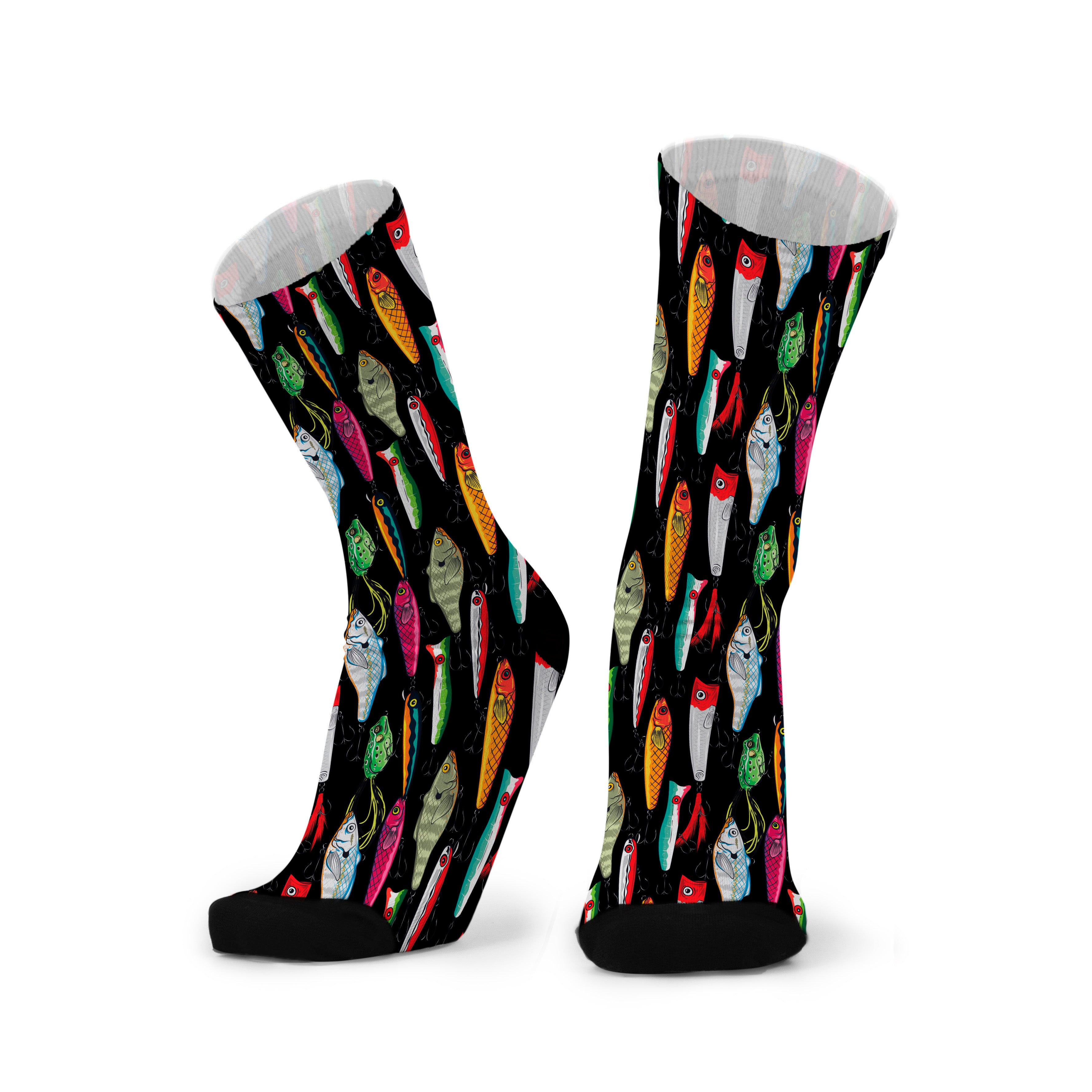 A pair fishing socks for men for Father’s Day gift 